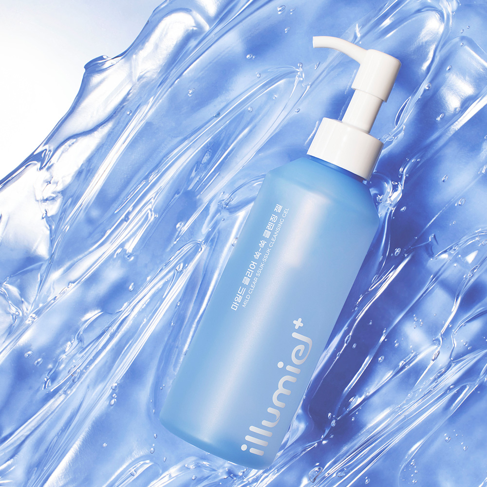 [약산성] 일루미엘 피부를 위한 아침세안 클렌저 마일드 클리어 쑥쑥 클렌징젤 210ml + 순싹 클렌징폼 150ml - 상세 이미지 5