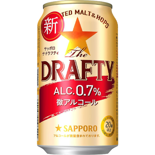 맥주 미알콜 삿포로 드래프티 The DRAFTY 350ml - 메인 이미지