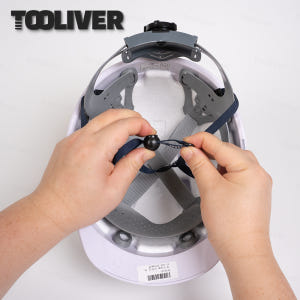 자동 안전모 투구귀형 흰색 가벼운 안전모 ST-200 KCs 실사용 후기 | 효과 있을까? - 상품 이미지 3