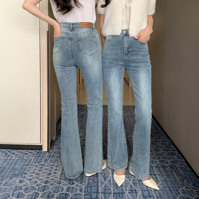 플루 하이웨스트 부츠컷 스판 데님 팬츠 ps4779 - 상세 이미지 2