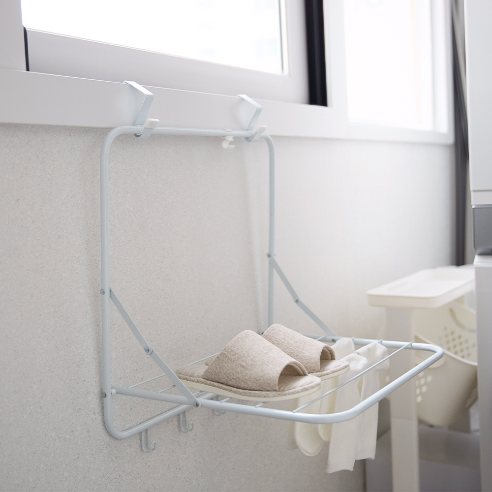 접이식 소형 베란다 미니 원룸 창틀 빨래 건조대