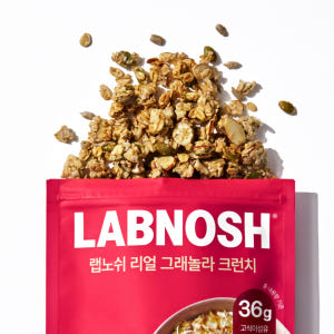 랩노쉬 리얼 그래놀라 크런치 2종 1개 저당 그래놀라 그릭 요거트 맛있게 먹은 솔직 후기 - 상품 이미지 3