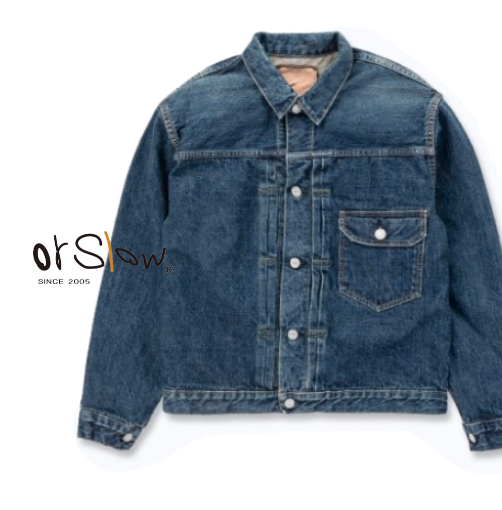 오어슬로우 40s 1세대 타입 데님자켓 2YEAR WASH 03-6011-84 - 상품 이미지