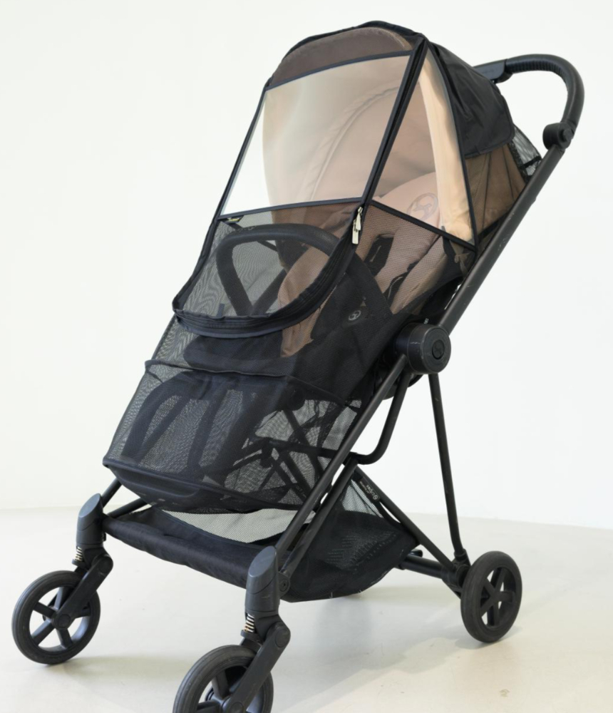 오맘 유모차모기장 방풍방한커버 미세먼지황사 바람막이덮개 생활방수 국내생산 KC인증