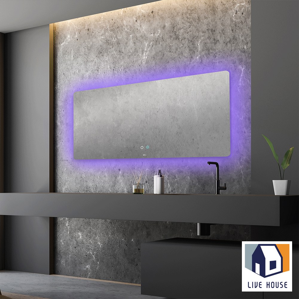 살균 LED 대형 거울 조명 욕실 긴 사각 거울