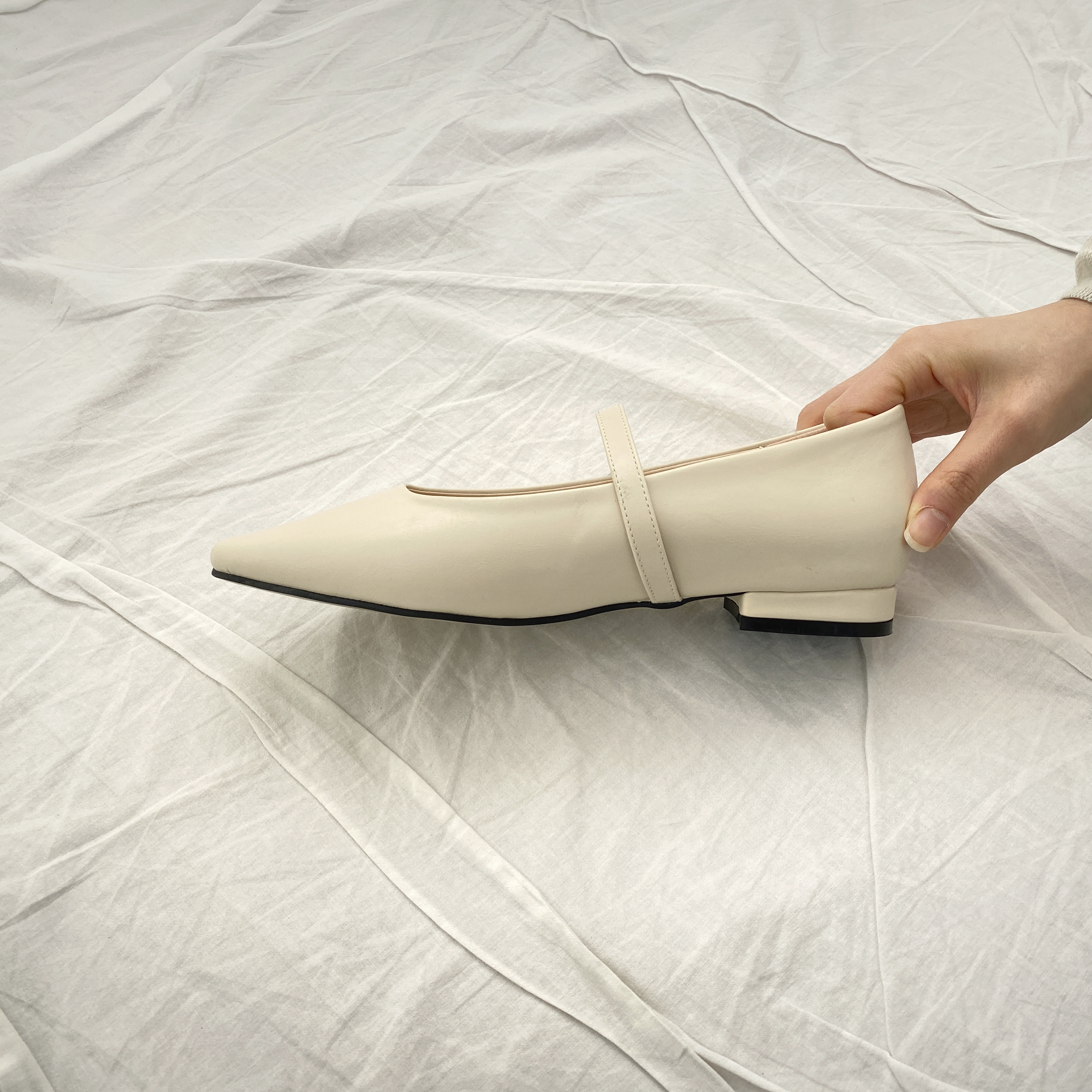 메리제인 플랫슈즈 발편한 골드 은색 실버 빅사이즈 255 260