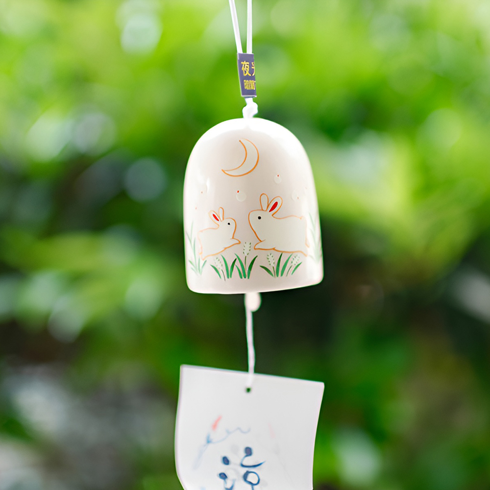 일본후우링 형광 도자기 후우링 풍경종 도어벨 후링