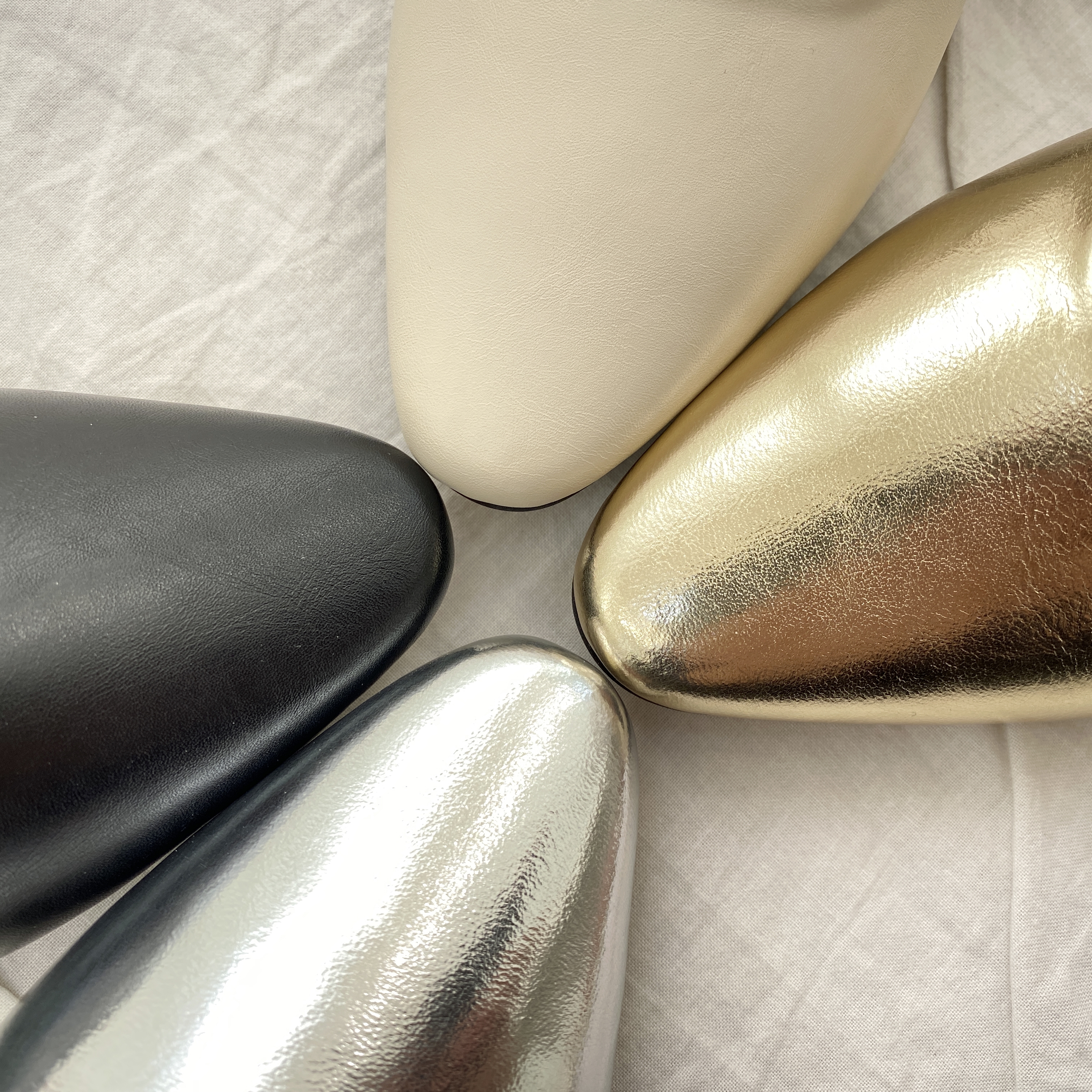 메리제인 플랫슈즈 발편한 골드 은색 실버 빅사이즈 255 260