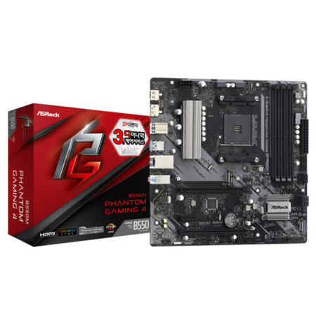 ASRock B550M Phantom Gaming 4 디앤디컴 AM4 소켓 메인보드