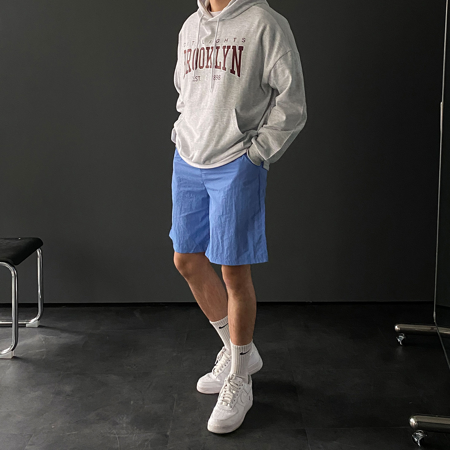 1+1 나일론반바지 나일론쇼츠 남자반바지 - 상세 이미지 5