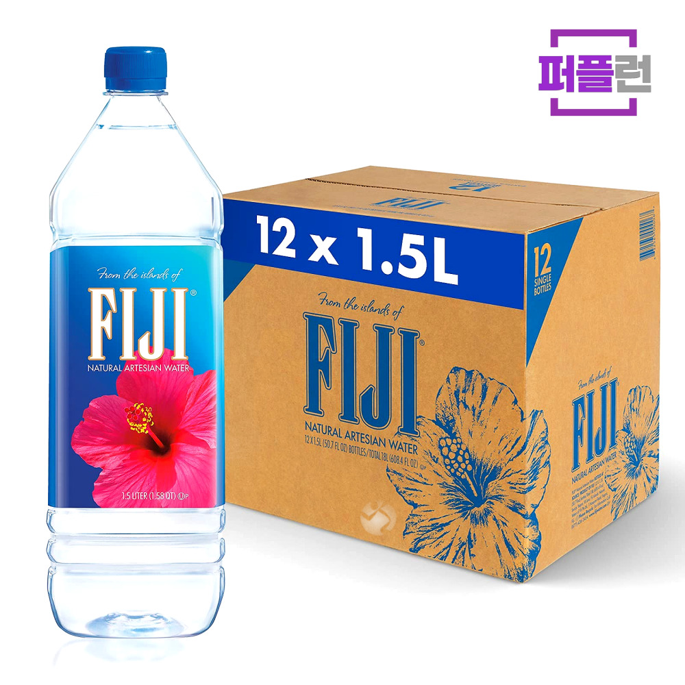 피지워터 1.5L x 12병 프리미엄 미네랄 수입 생수 - 상품 이미지
