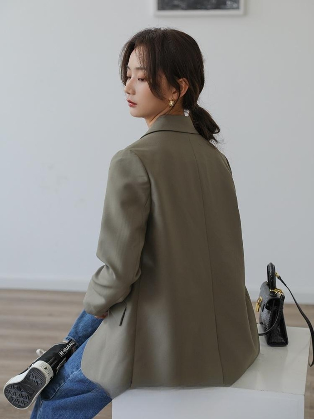 하이드 1회 이보영 나문영 정장자켓 오피스 프렌치 옷 패션 의상 수지맞은 우리 오현경 - 상세 이미지 4