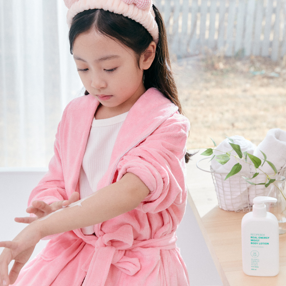레시피박스 아기 유아 키즈 어린이 순한 고보습 퍼퓸 바디로션 300ml 1+1 - 상세 이미지 3