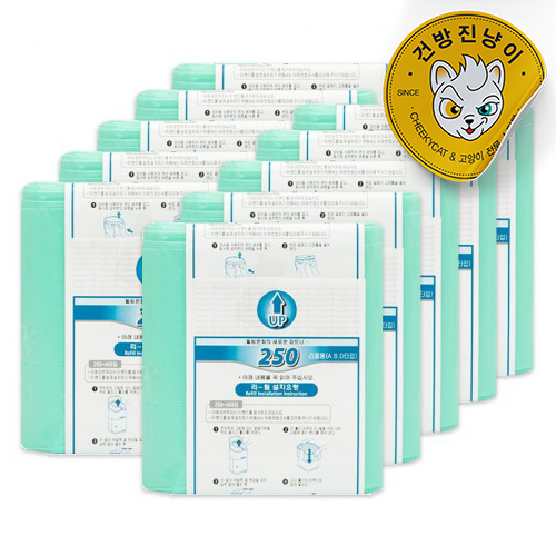 리터챔프 배변통 16L 리필 10롤 (250R10B) - 상품 이미지