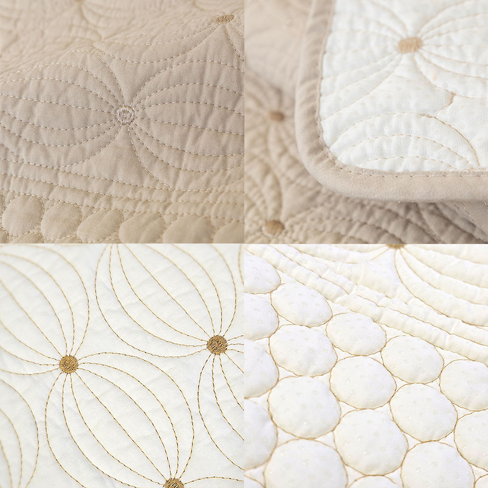 넓은 쇼파패드 순면 돌소파 매트 토퍼 논슬립 깔개 방석 러블리벌룬오프화이트 70x150