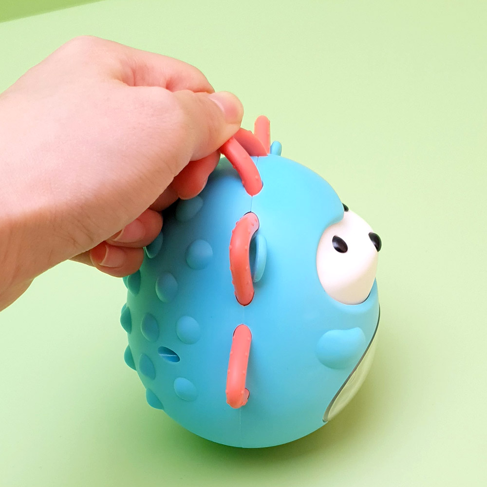 캐스비 고슴도치오뚝이 아기 치발기 터미타임 오뚜기인형 아기장난감 이미지 7