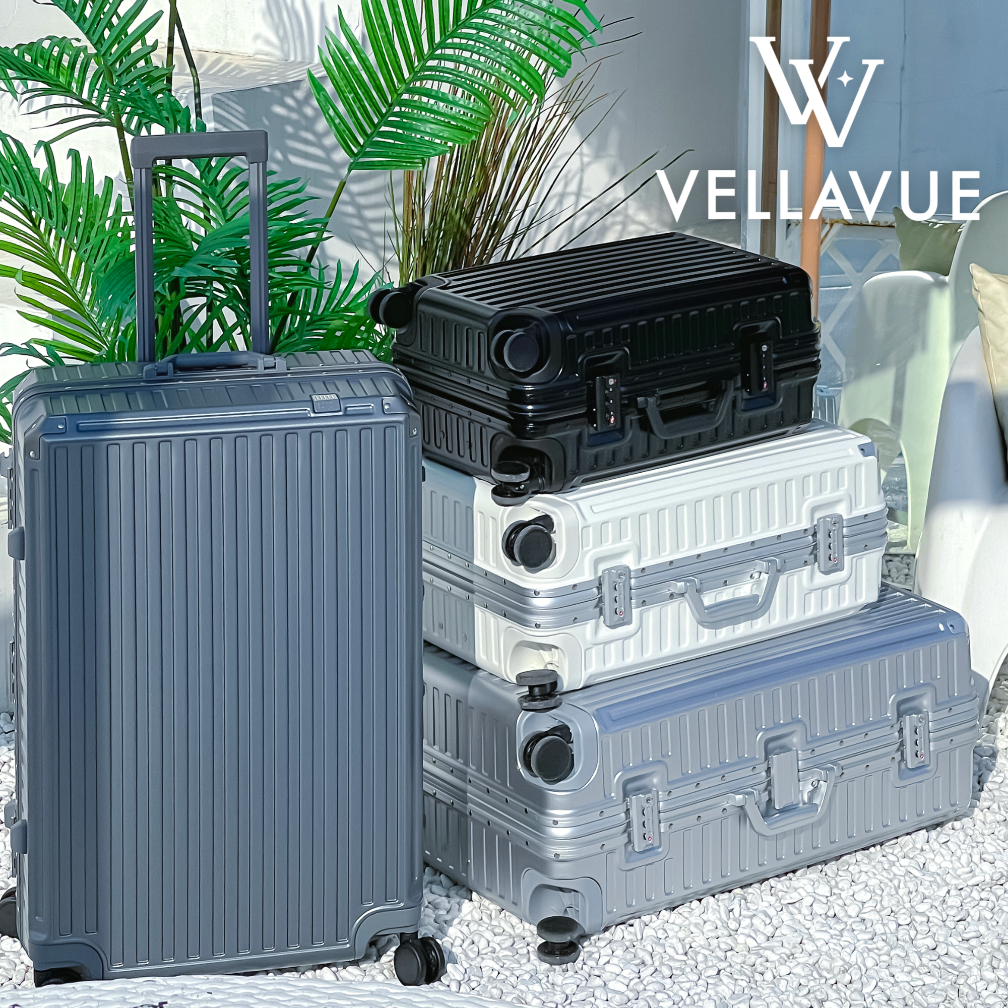 여행용캐리어 66cm(26인치) 대형 폴리카보네이트 금고형 벨라뷰 유럽여행 프리미엄 캐리어
