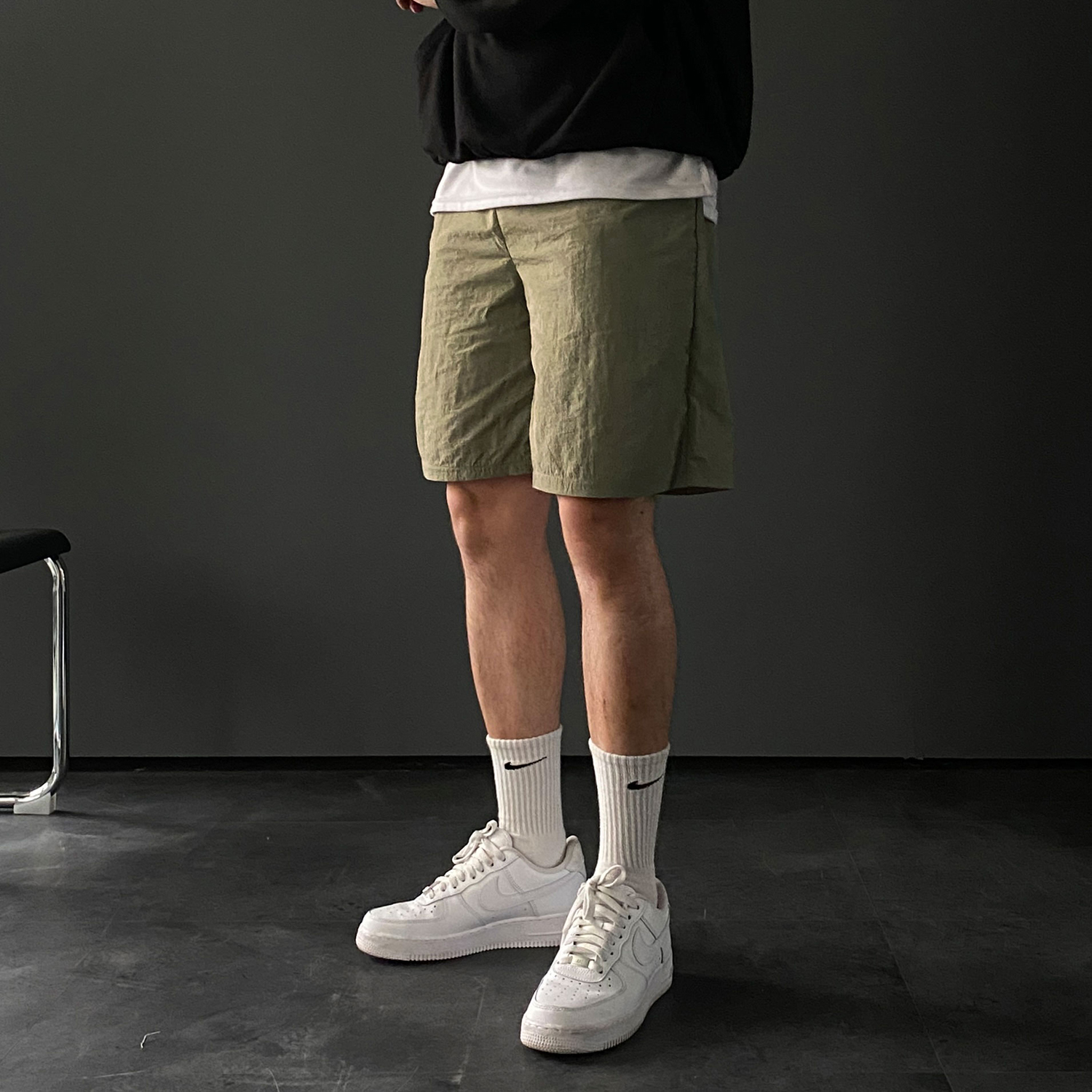 1+1 나일론반바지 나일론쇼츠 남자반바지 - 상세 이미지 2