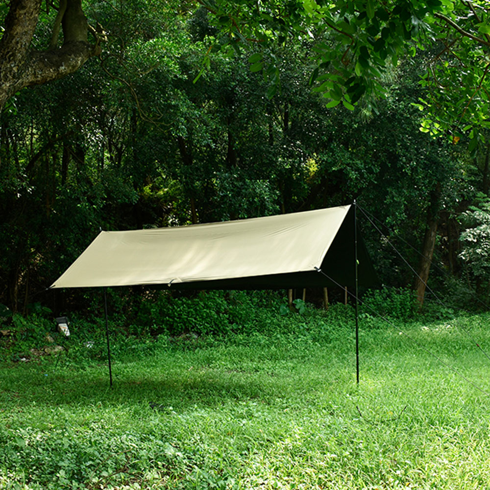 아릭시 블랙코팅 실타프 40D 초경량 그늘막 타프 바람막이 M