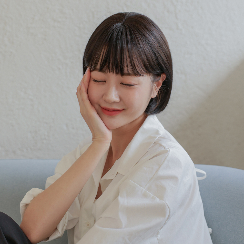 항암 여자가발 단발 머리 통가발 인모믹스 - 상세 이미지 3
