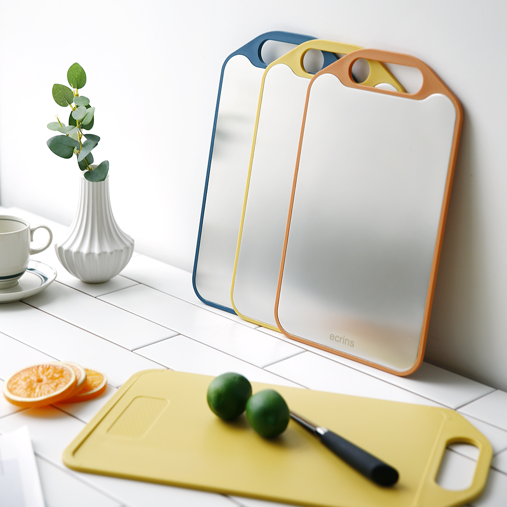 스텐도마 향균 스테인레스 이유식 양면 도마