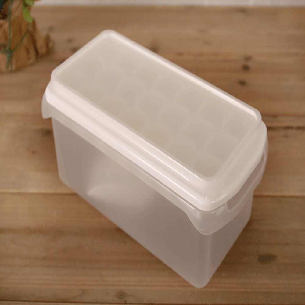 넓은 냉동실 얼음보관통 얼음수납함 트레이 스푼포함