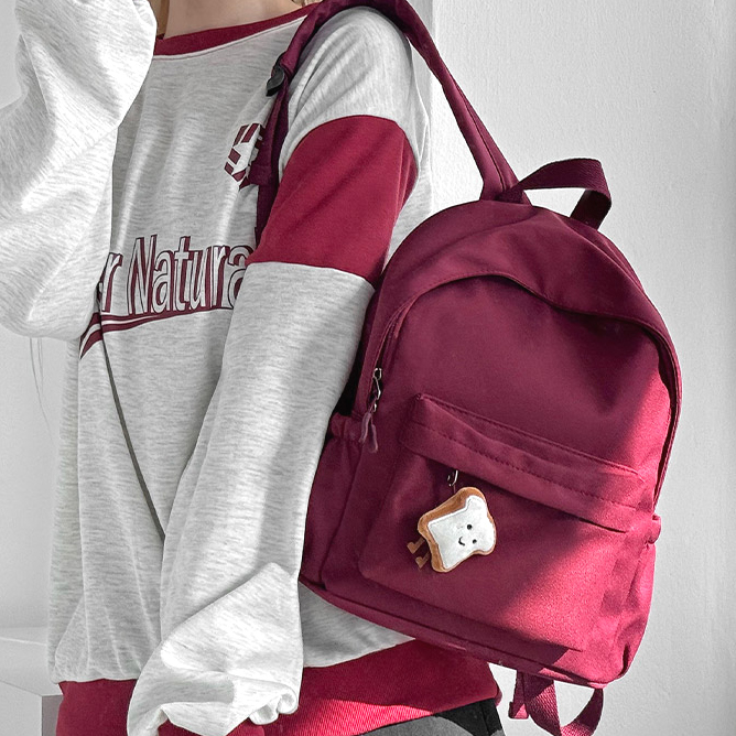 데일리 베이직 미니 백팩 여대생 여학생 작은 책가방