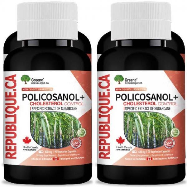 캐나다 그린리퍼블릭 폴리코사놀 400mg 식물성 90캡슐X4 쿠바산 고함량 사탕수수왁스 알코올 12개월분 - 상세 이미지 3