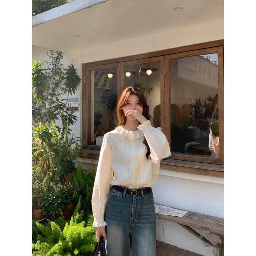 웨딩임파서블 전종서 나아정 블라우스 봄 하객룩 옷 패션 의상 피도 눈물도 없이 은유리 - 상세 이미지 3