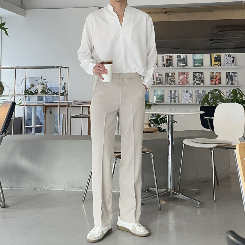 M~4XL 다양한 사이즈 링클프리 슬랙스