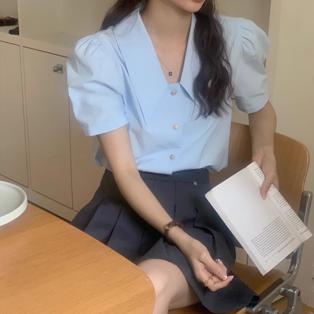 웨딩임파서블 12화 배윤경 윤채원 블라우스 퍼프 공주 옷 패션 의상 원더풀월드 김남주 - 상세 이미지 3