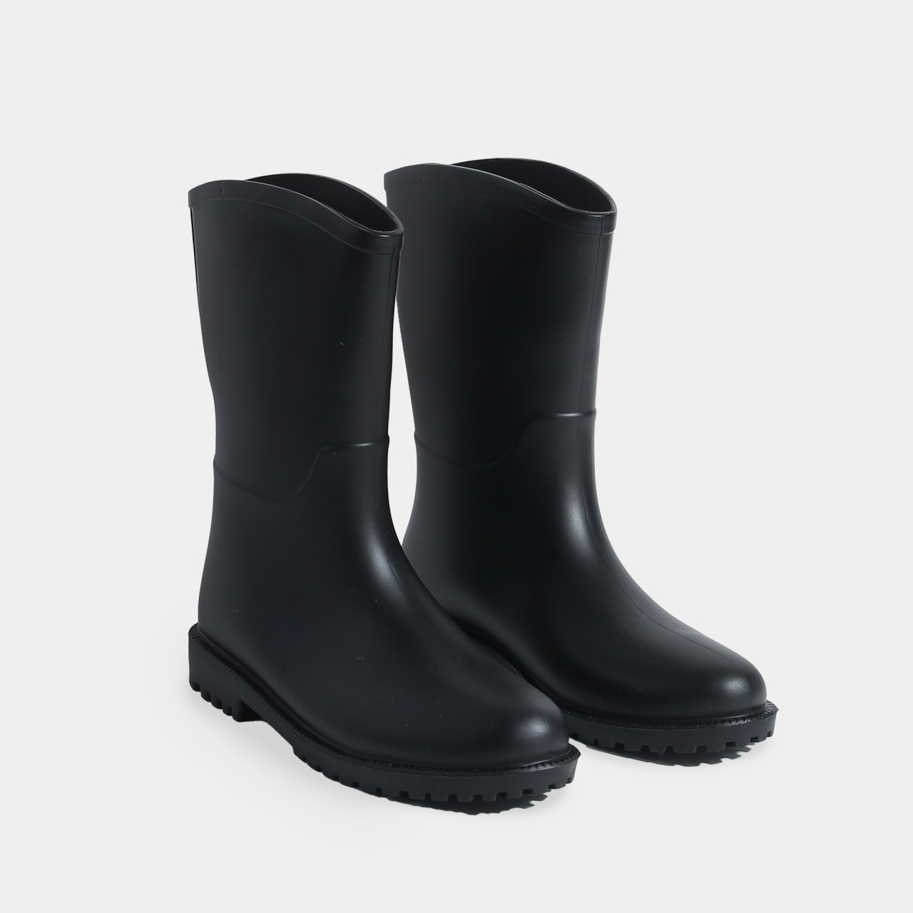 종아리 중간까지 오는 미들 장화 (230~255)