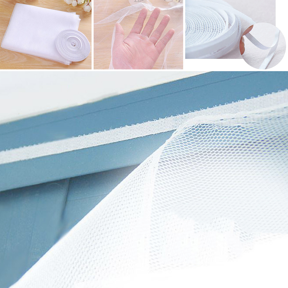 창문 탈부착 모기장 간편설치 찍찍이 방식 촘촘 방어망