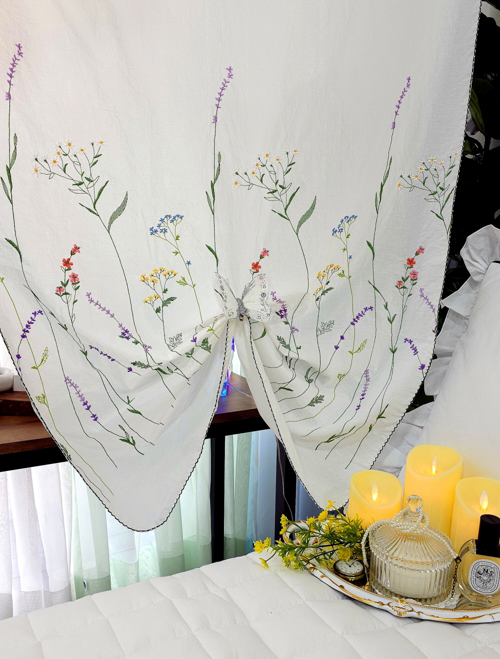 들꽃자수 혼수 신혼이불 호텔침구세트 라지킹침구세트 침구류