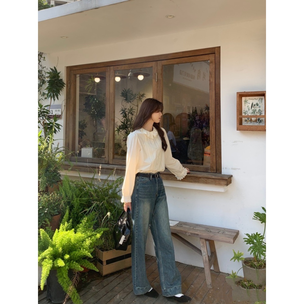 웨딩임파서블 전종서 나아정 블라우스 봄 하객룩 옷 패션 의상 피도 눈물도 없이 은유리 - 상세 이미지 4