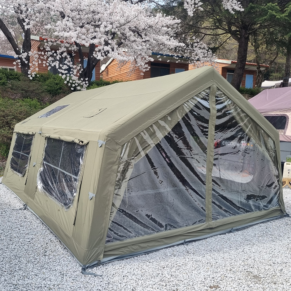 마추픽추 에어텐트 전면 우레탄 창 커튼 에어오션 에어레이크 - 상세 이미지 2