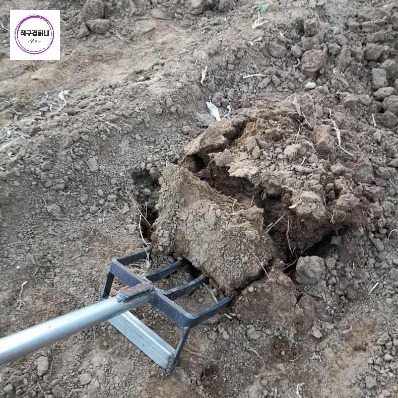 삽쇠 곡갱이 도라지창 밭갈이 땅파기 쇠스랑 - 상품 이미지