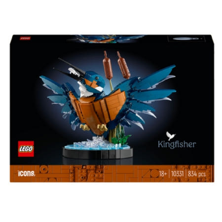 레고 아이콘즈 돋보이는 깃털 뛰어난 사냥 능력 물총새의 힘찬 날개짓 성인용 블록 장난감