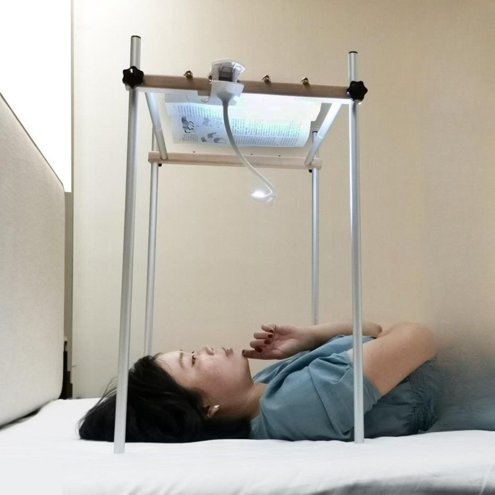 누워서독서대 북스토퍼 스탠딩 책 보면대 홀더 - 상품 이미지