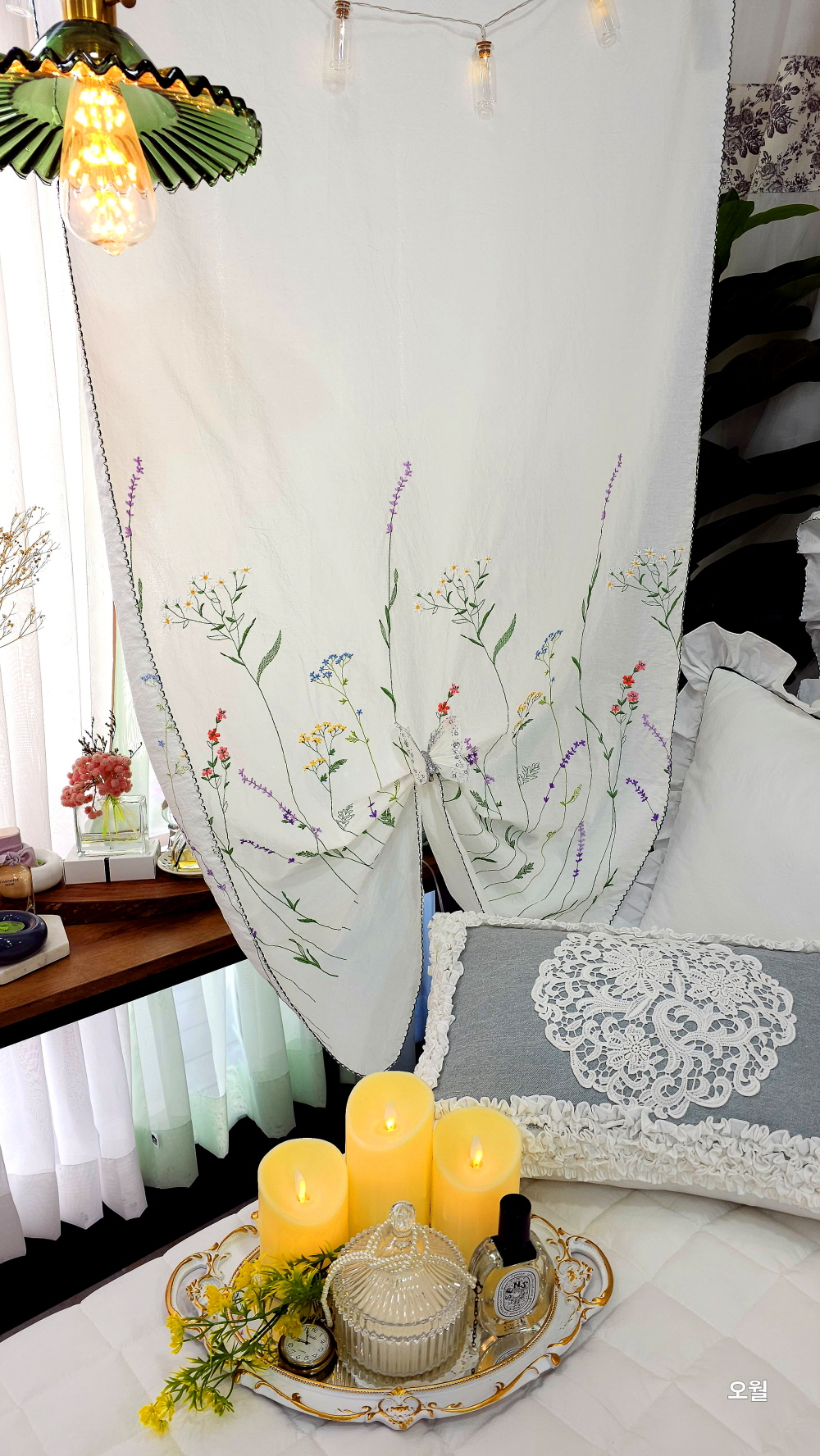 들꽃자수 혼수 신혼이불 호텔침구세트 라지킹침구세트 침구류