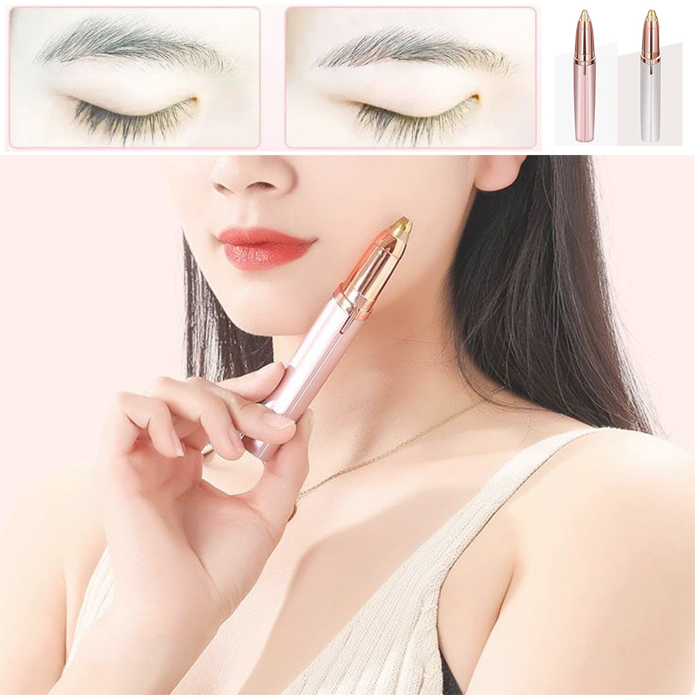 여성 전동 눈썹제모기 여자 메이크업 자동 크리머 미용 면도기 - 상품 이미지