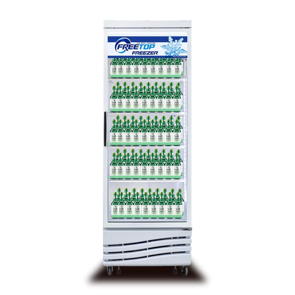 업소용 소주냉동고 주류 냉동쇼케이스 직냉 쇼케이스냉동고 430L