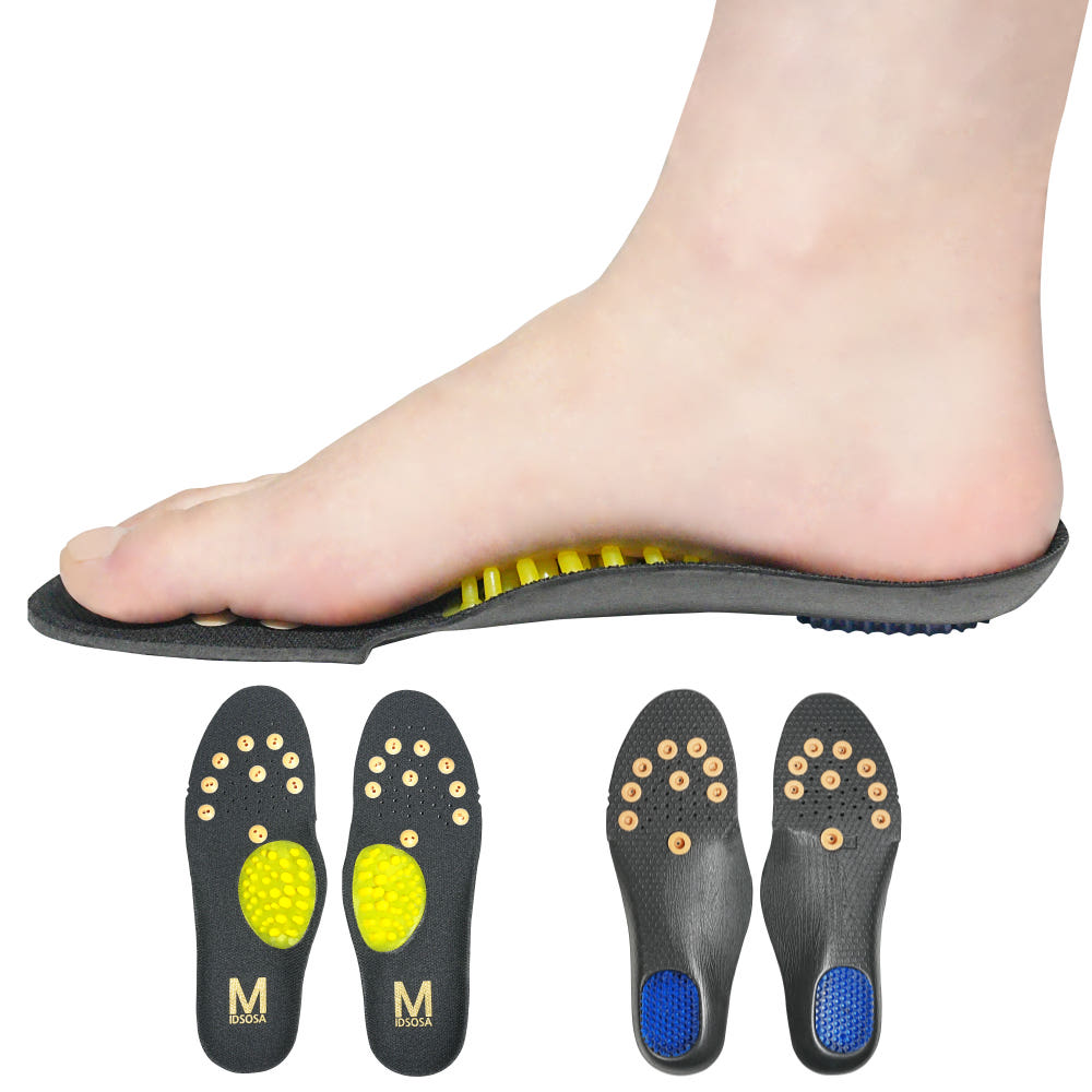 Midsosa 국내생산 믿소사 특허 지압 깔창 평발 발아치 족저근막 마사지 기능성 인솔 - 최저가 19,800원