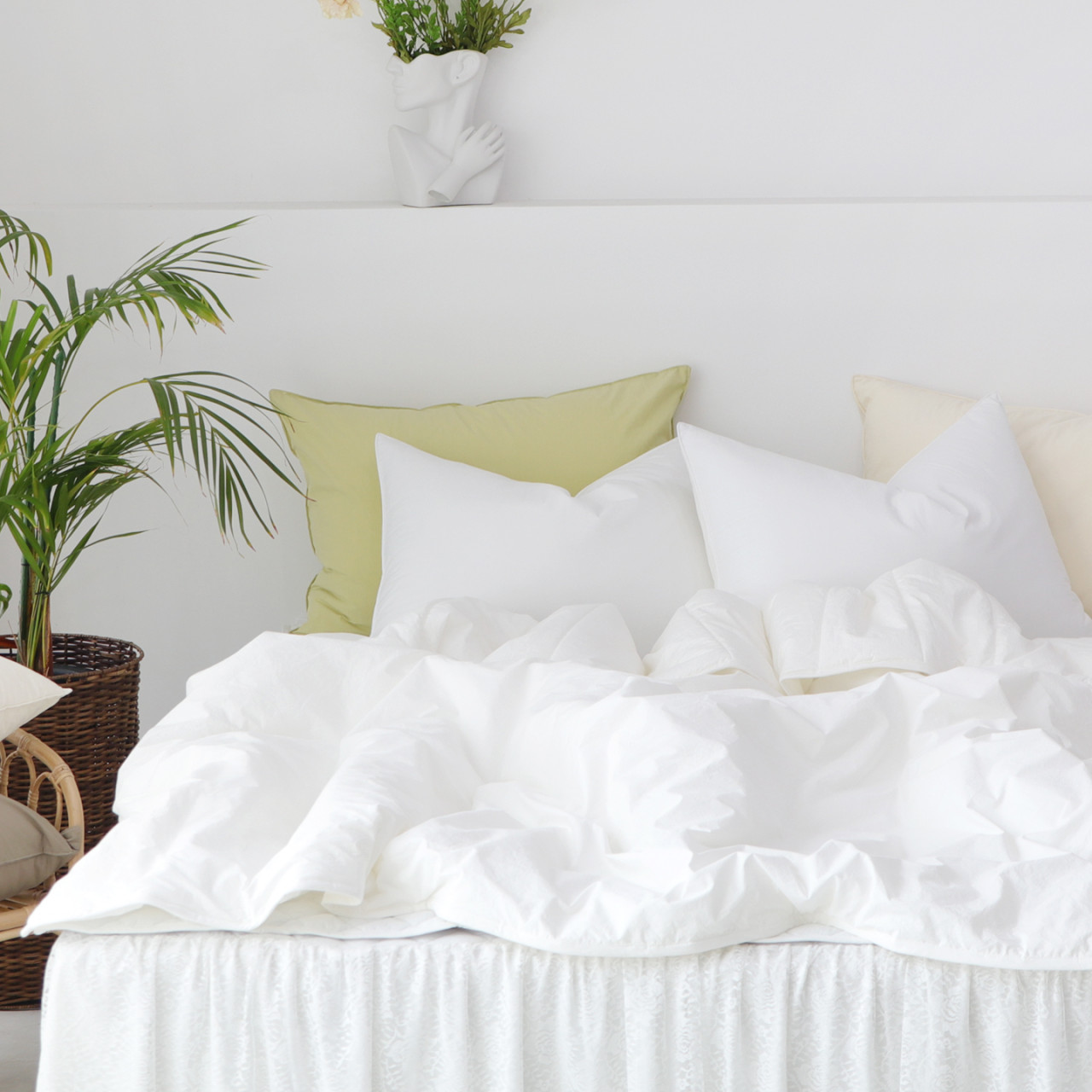 여름 간절기 이불 고밀도 순면80수 클래식 봄 차렵이불 SS