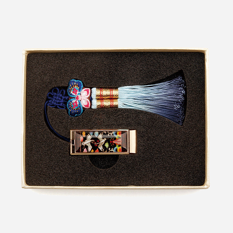 한국선물 USB 자개 매듭 16G-흉배 한국전통선물 - 메인 이미지