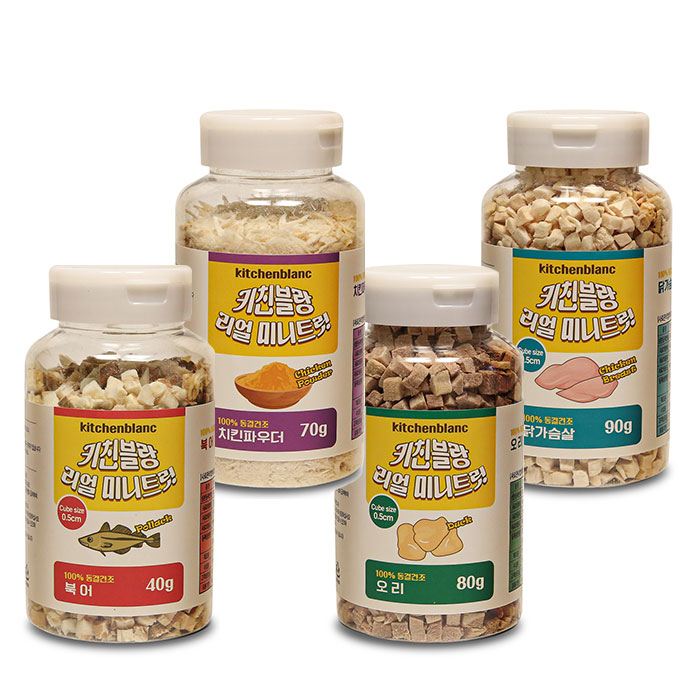 키친블랑 리얼 미니트릿 닭가슴살 90g 동결건조간식 이미지 2