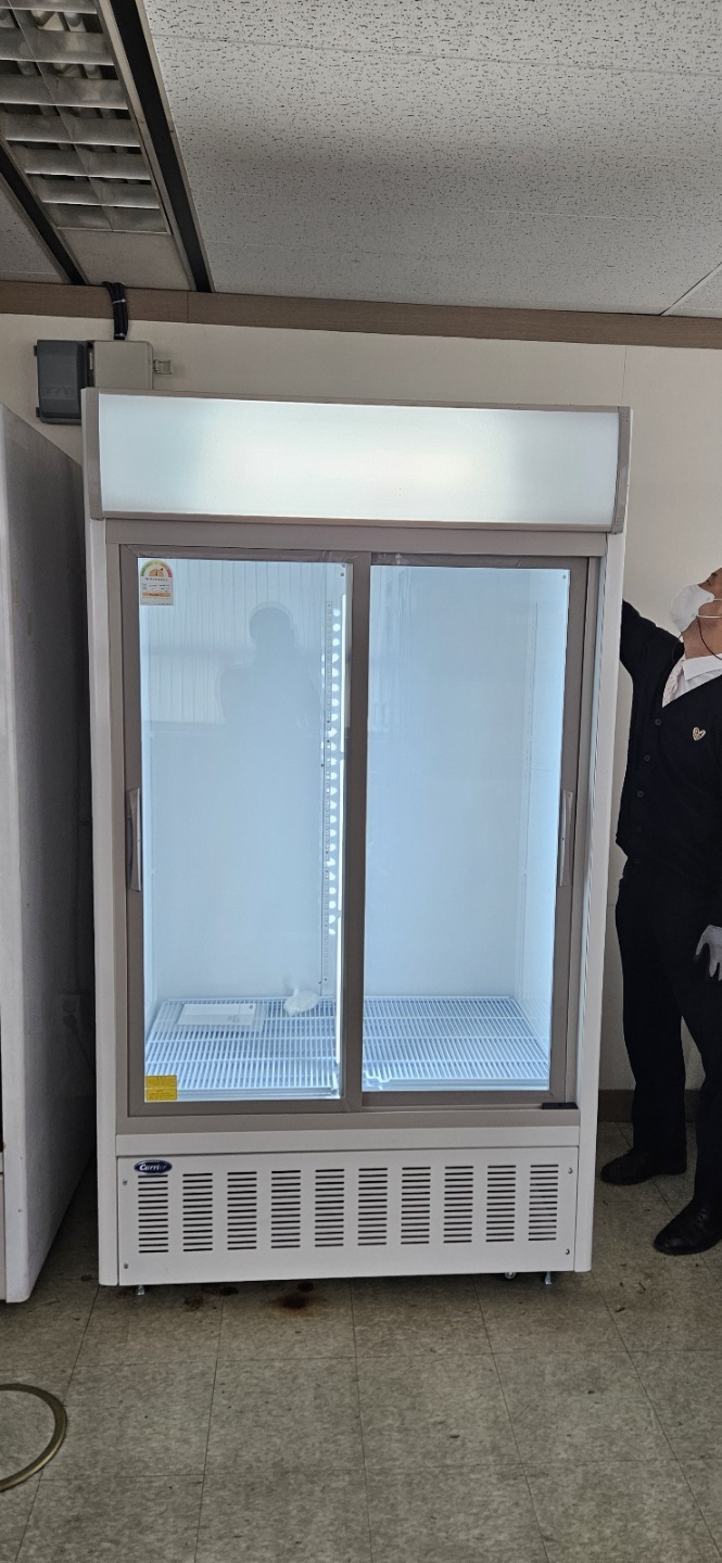 캐리어 음료수 냉장고 투도어 쇼케이스 CSR-1200RD 주류 밀키트 업소용 음료 - 상세 이미지 5