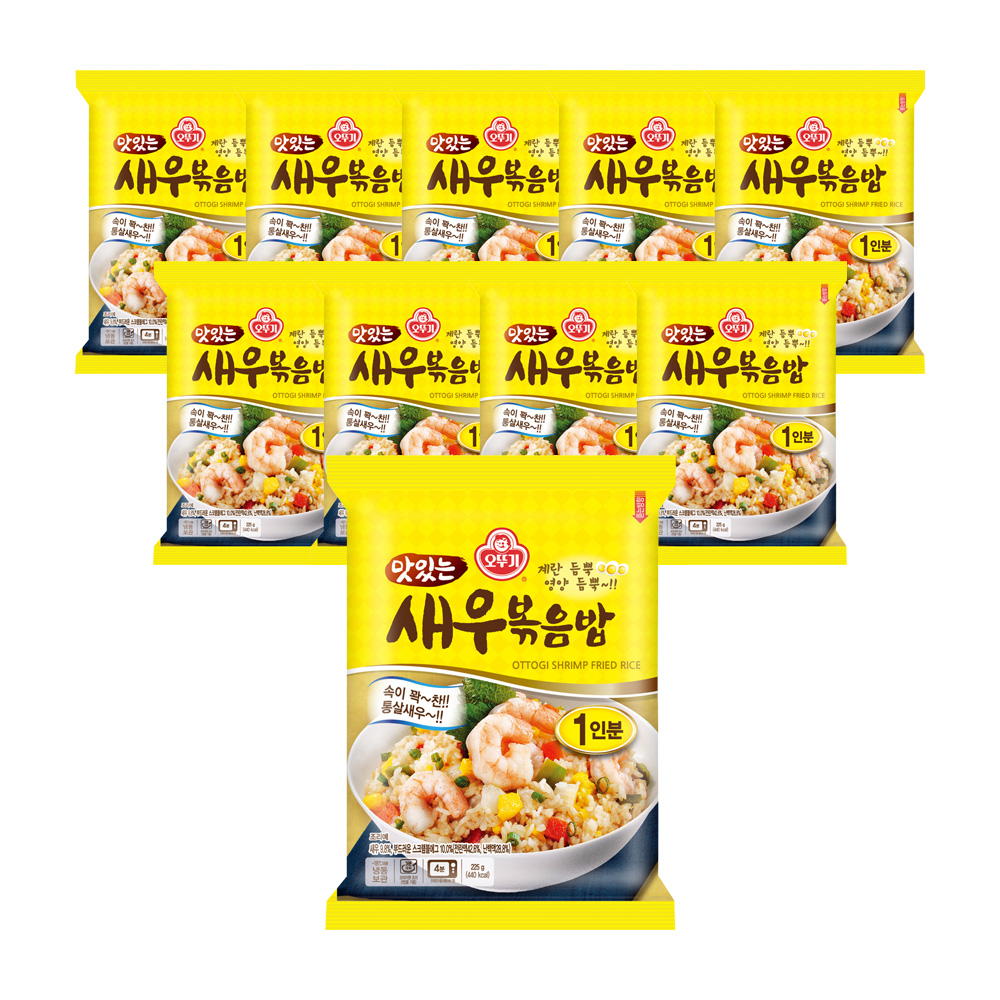 오뚜기 맛있는 새우볶음밥 225g 10개 - 상품 이미지