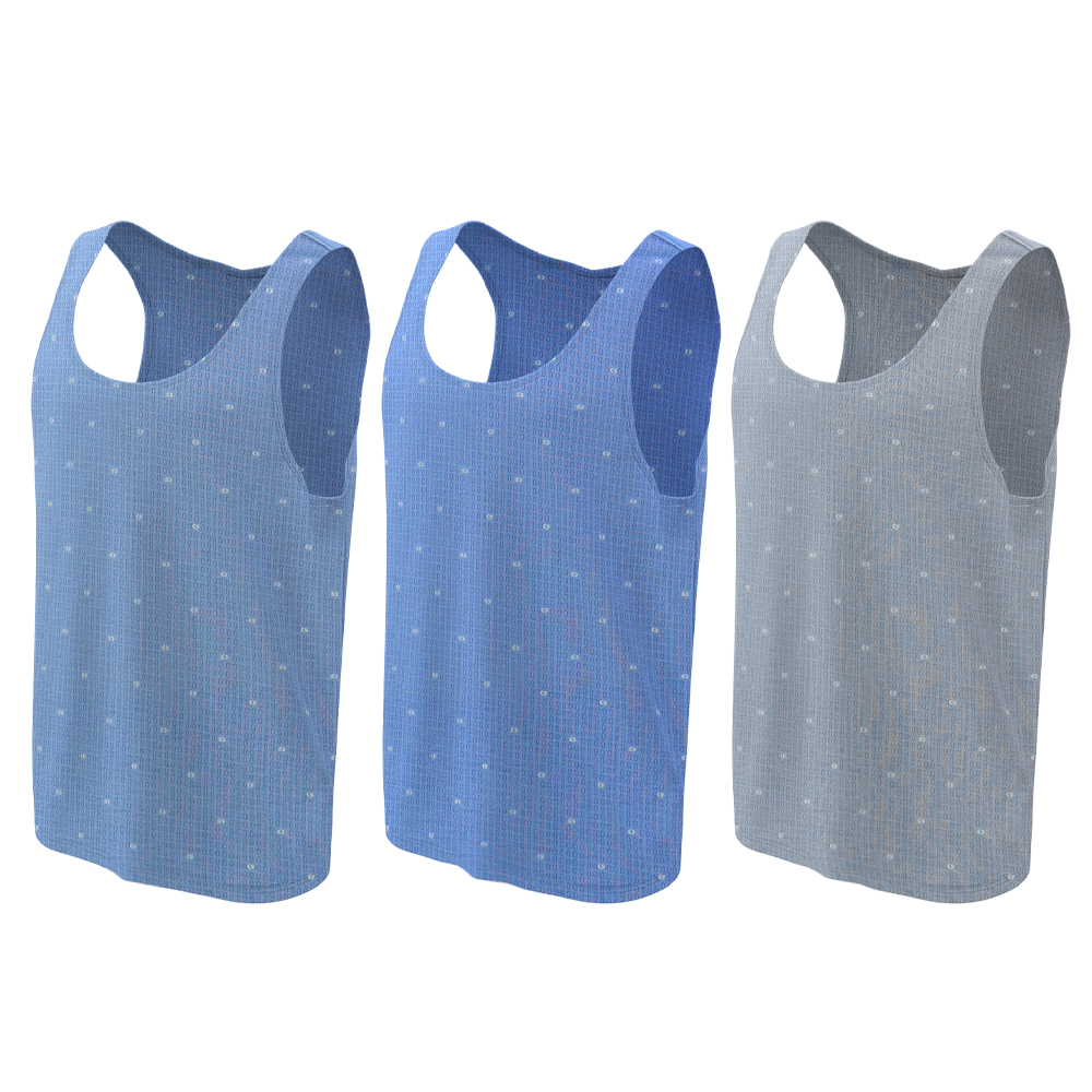 크레샤르 남성 니트 면 런닝 민소매 메리야스 남자 속옷 CMR013