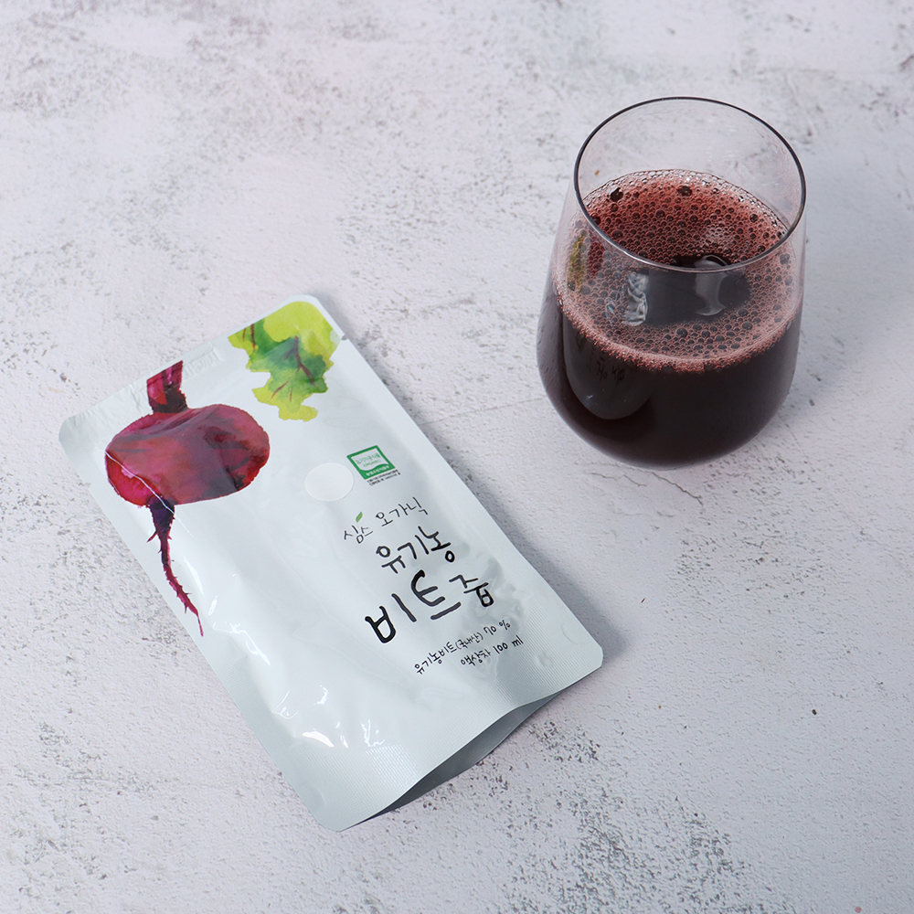 (심스오가닉) 유기농 비트즙 100ml 34포 국내산 비트 엑기스 - 상세 이미지 4